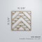 Ekena Millwork Medium Gilcrest Decorative Fretwork Wood Wall Panels, Red Oak, 15 3/8"W x 15 3/8"H x 3/8"T WALW16X16X0375GCTRO - alternate 4